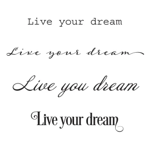 Live your dream