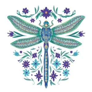 Floral Dragonfly